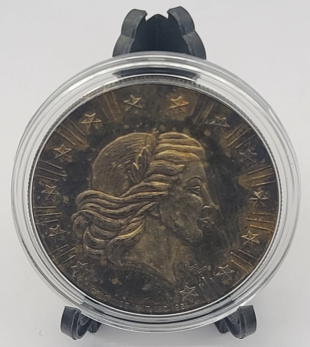 1981 World Wide Mint American Eagle 1oz 999 FINE Silver art bar round
