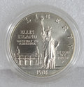 1986 us Liberty Ellis Island One Dollar Silver Proof Commemorative Coin $1