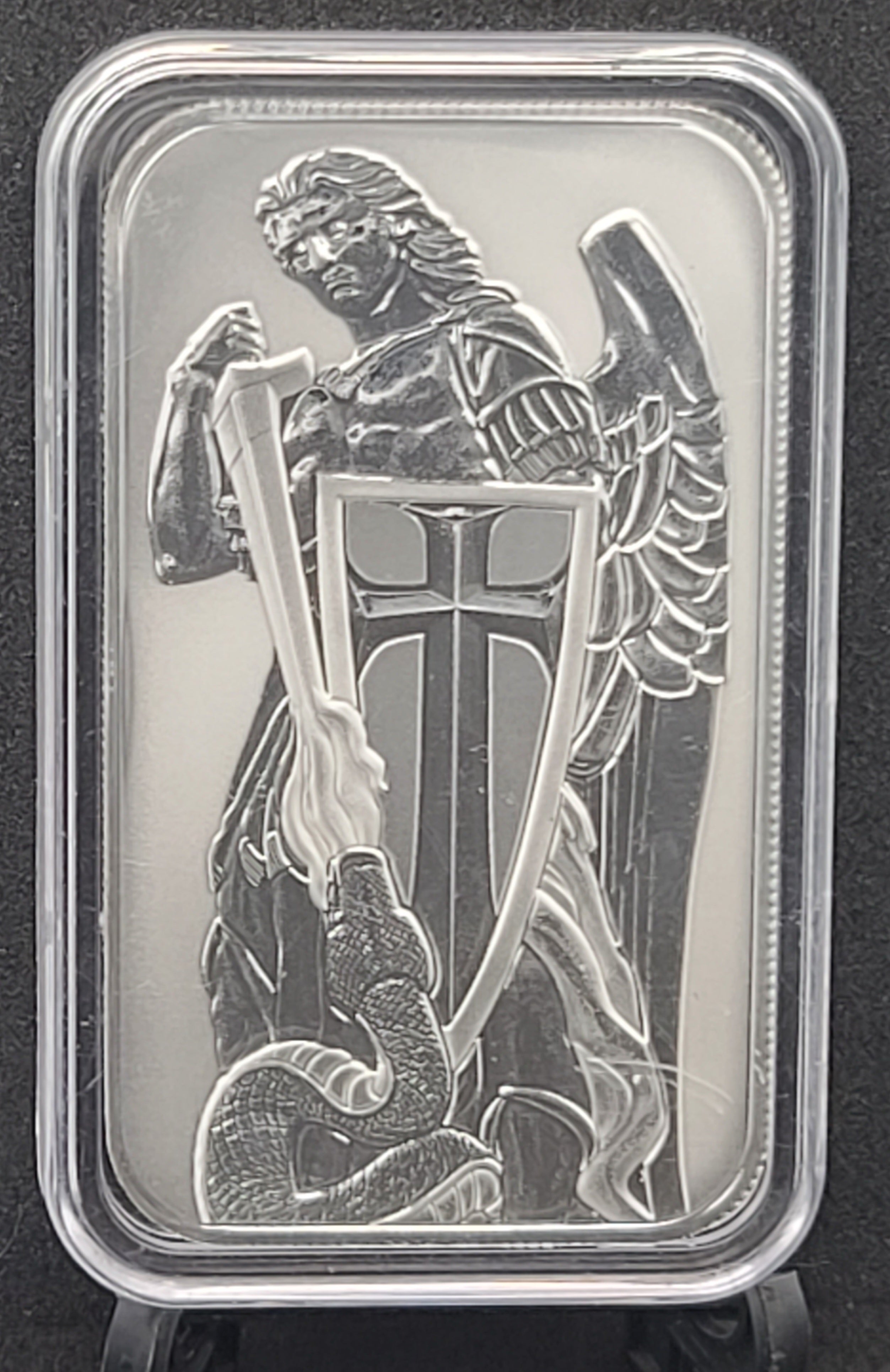 1oz .999 Silver Bar - Scottsdale Mint Archangel Silver Bullion Bar