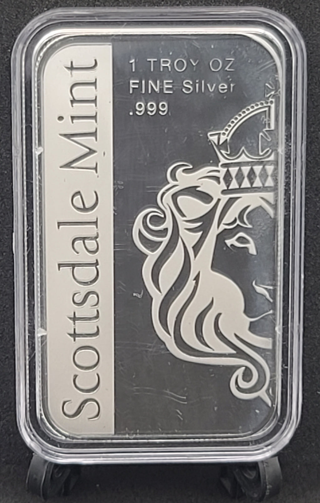 1oz .999 Silver Bar - Scottsdale Mint Archangel Silver Bullion Bar