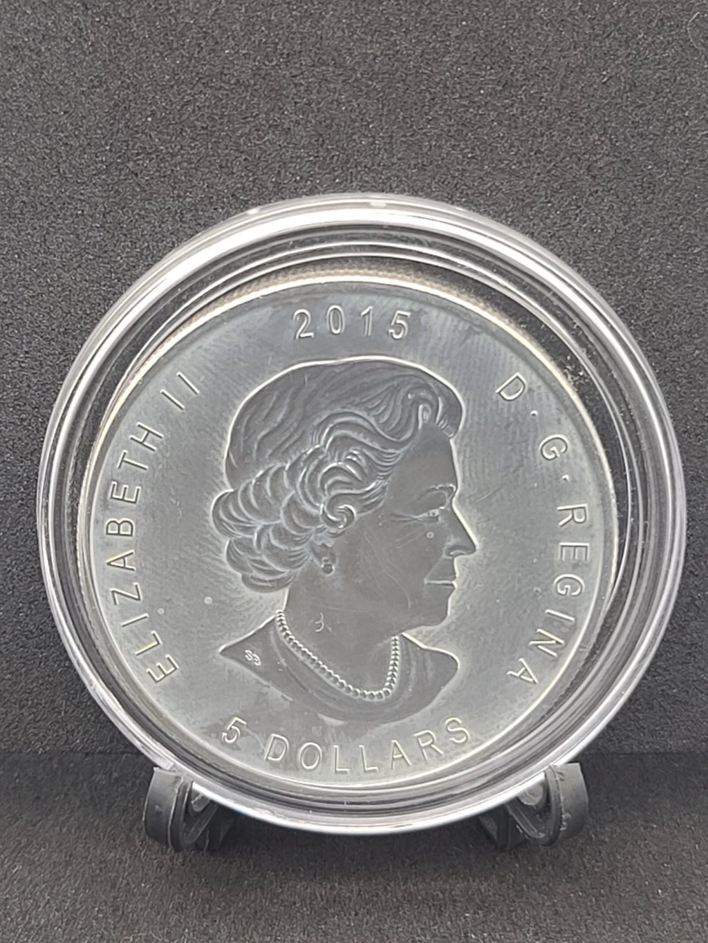 2015 Canadian Owl $5 1 oz .9999 Fine Silver Reverse Proof-Like Coin "Beautiful"