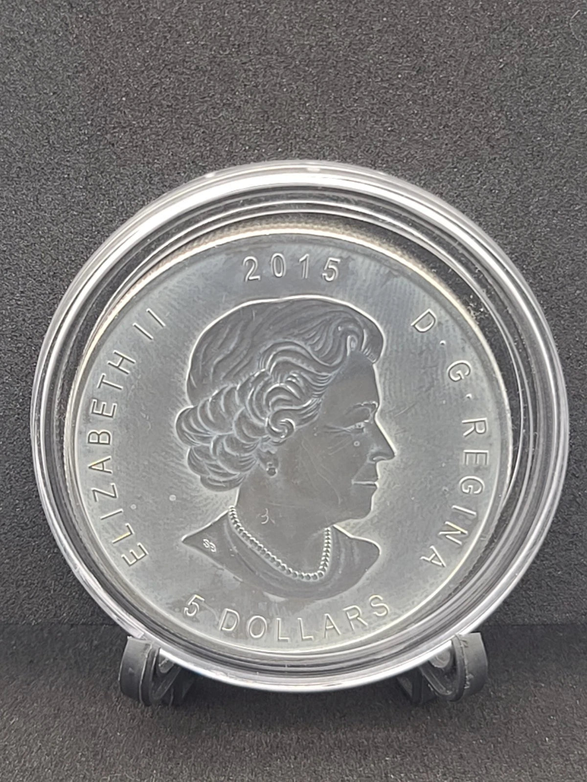 2015 Canadian Owl $5 1 oz .9999 Fine Silver Reverse Proof-Like Coin "Beautiful"
