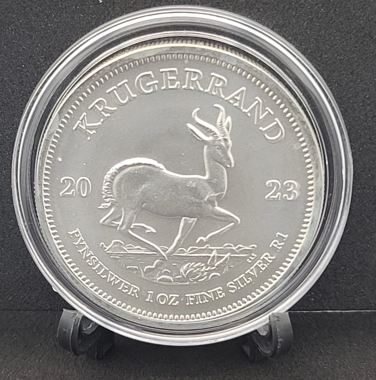 2021 Krugerrand Silver 1 oz coin South African Mint 2021 Krugerrand Capsule