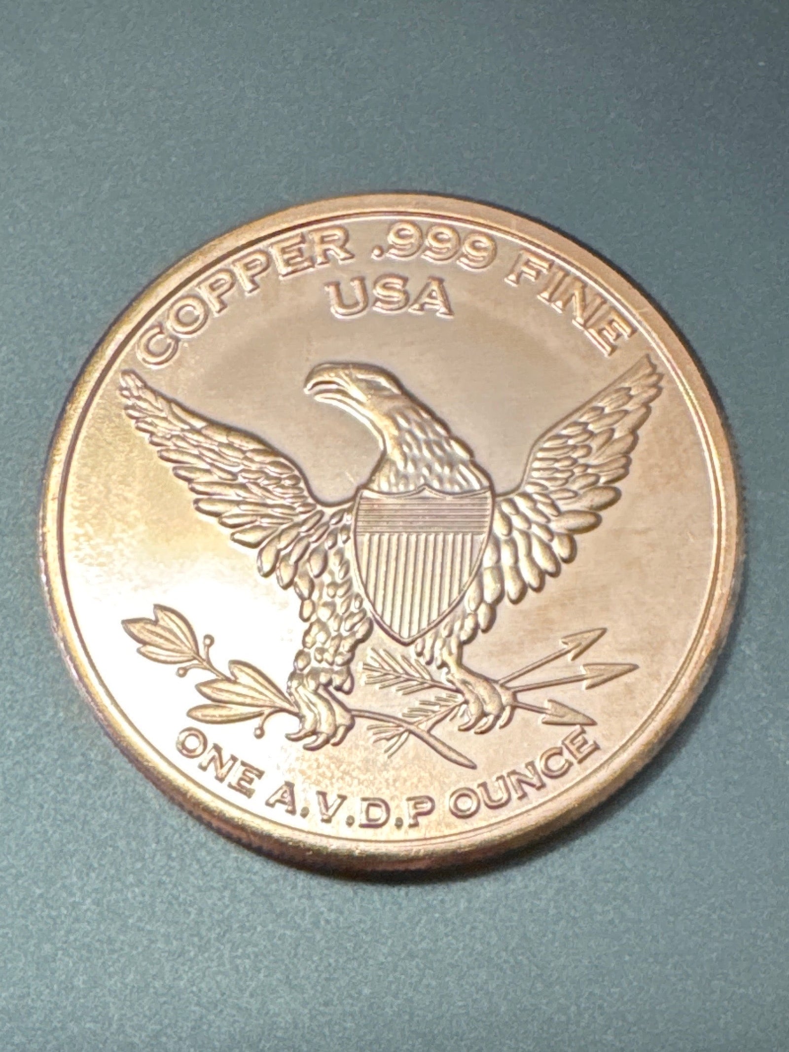 250 USA 1 oz Copper   Round