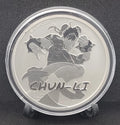 CHUN LI STREET FIGHTER 2022 1 oz Pure Silver BU Coin in Capsule - Tuvalu- Perth