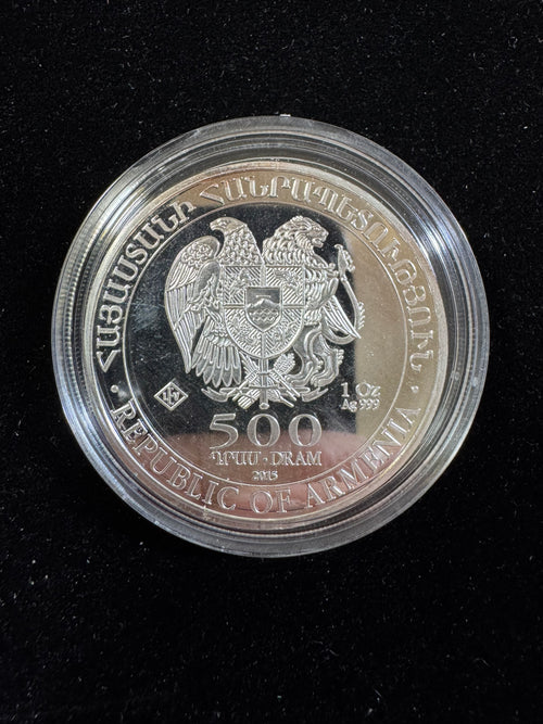 2015 1oz Silver Noah’s Ark with Toning