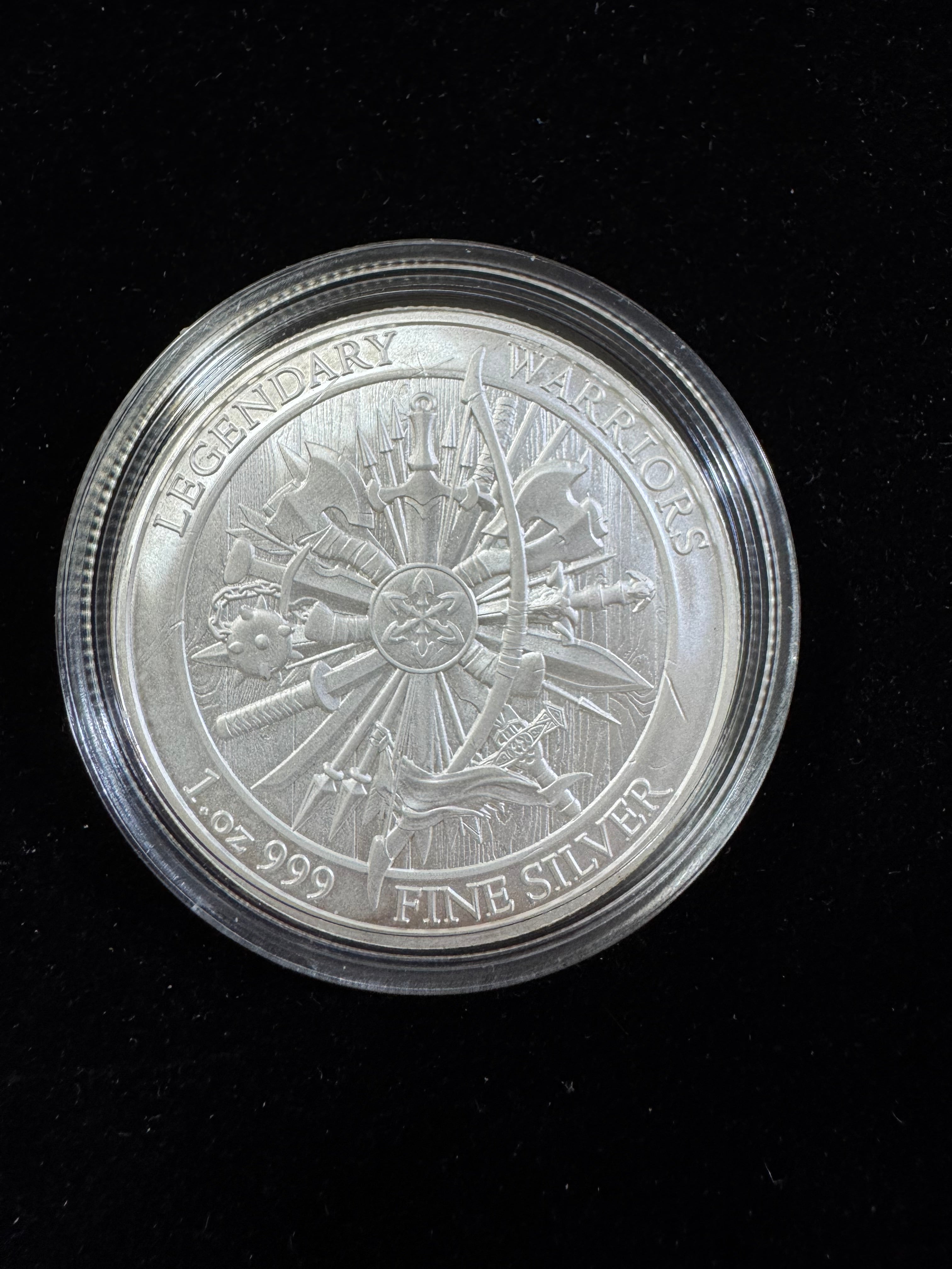 Legendary Warriors Eric Bloodaxe 1oz Silver