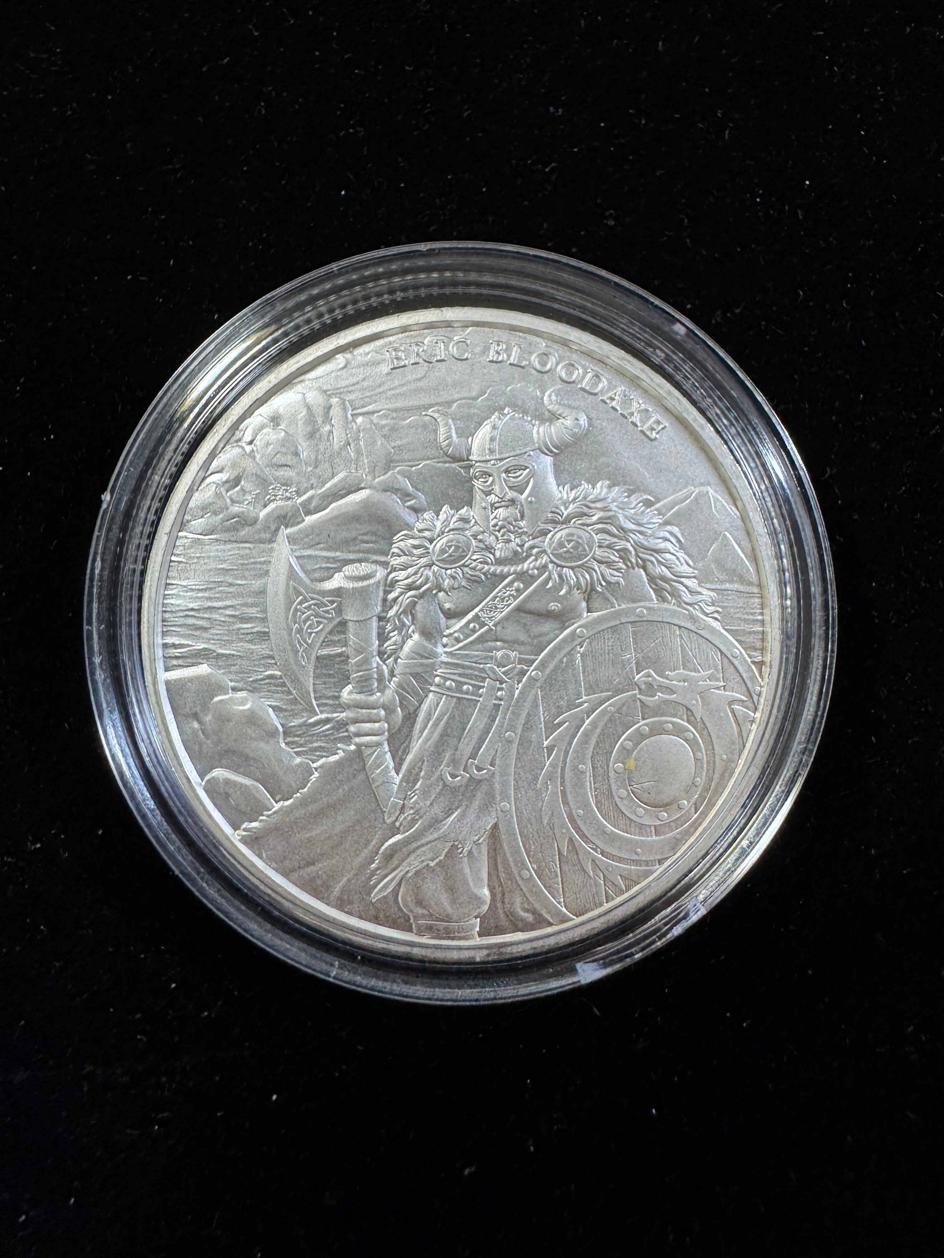 Legendary Warriors Eric Bloodaxe 1oz Silver