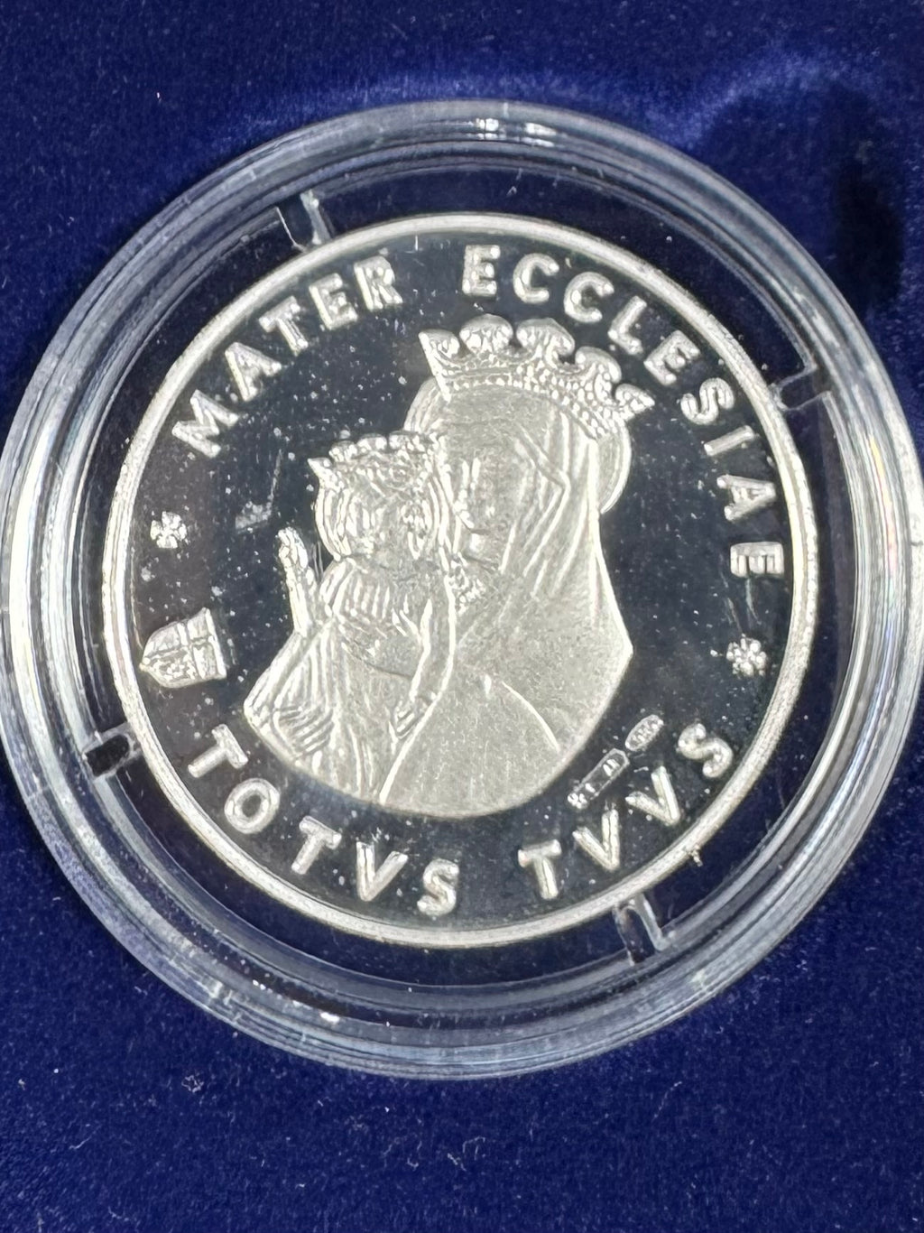 VERY RARE Vatican 2011 SILVER Commemorative Coin Beatification Of John Paul II