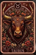 5oz Copper Vintage Taurus Zodiac Astrology Art Bar in Capsule