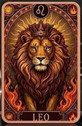 5oz Copper Vintage Leo Zodiac Astrology Art Bar in Capsule