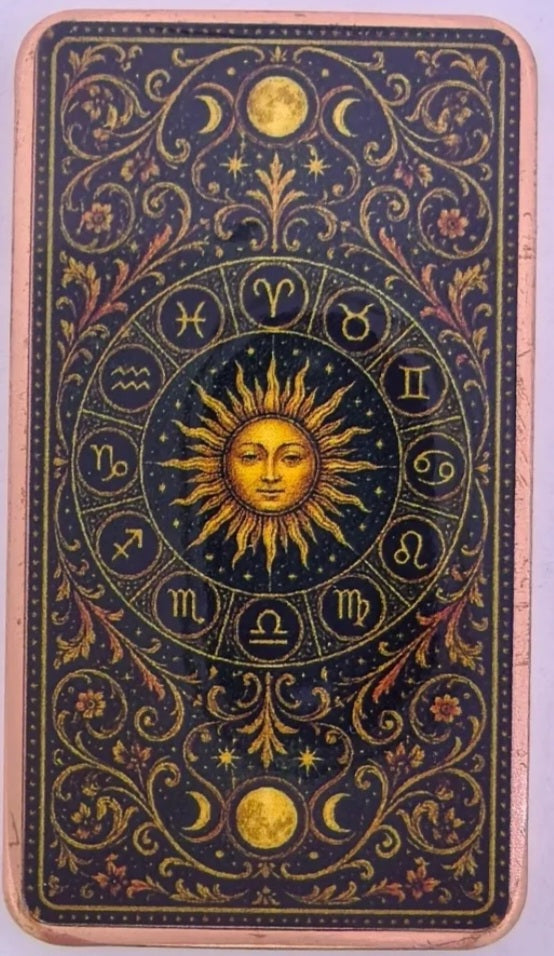 5oz Copper Vintage Libra Zodiac Astrology Art Bar in Capsule