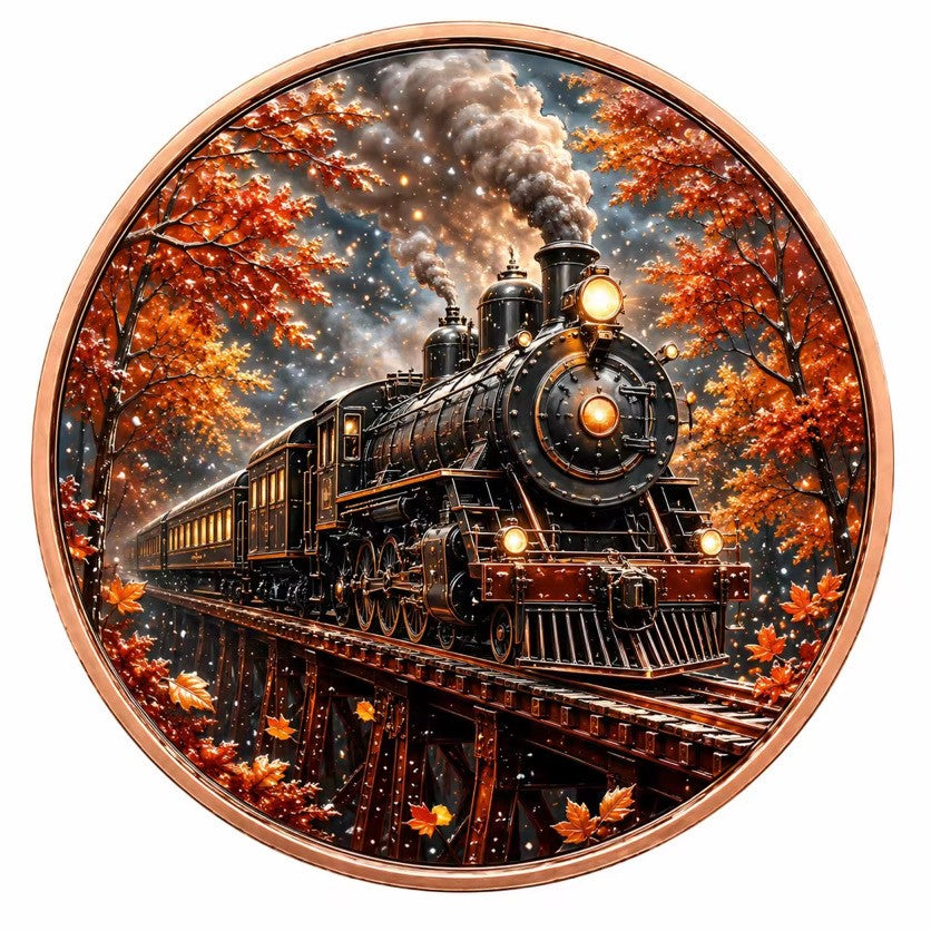 Petticoat Express Train 5oz Ultra High Relief Copper Coin 5 OZ .999