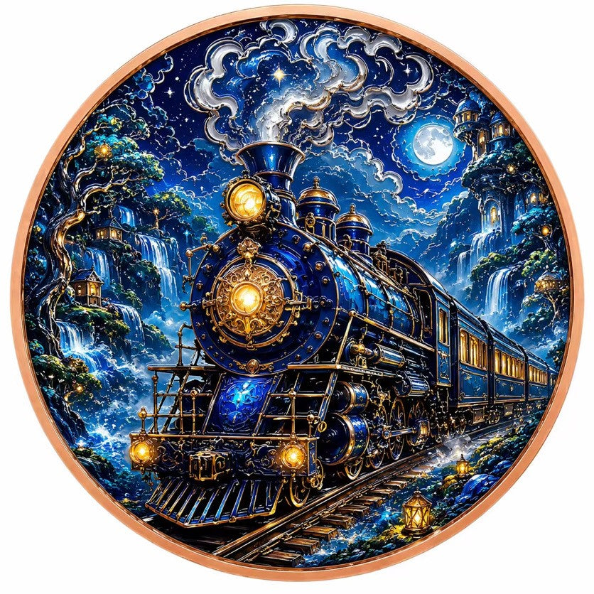 Night Train Express 5oz Ultra High Relief Copper Coin 5oz .999