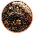 Big Red Express Train Ultra High Relief Copper Coin 5oz .999 Fine