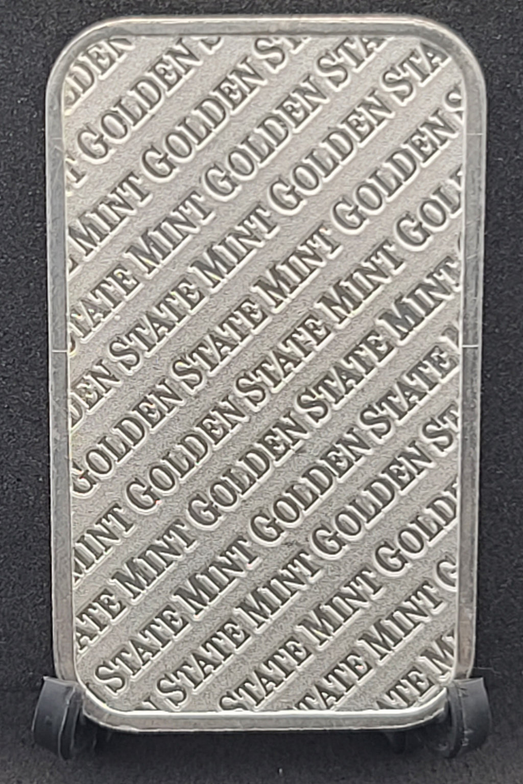 Vintage 1 oz .999 *FINE SILVER BAR One Troy Ounce GOLDEN STATE MINT