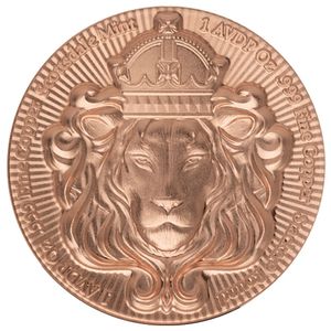 Scottsdale Lion Stacker® 1 oz Copper