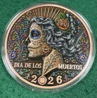 10 oz Dia De Los Muertos Copper Collectible