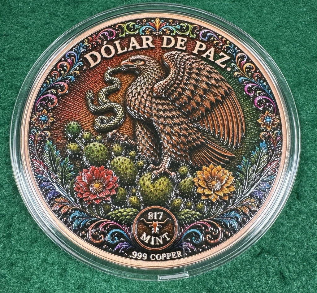 10 oz Dia De Los Muertos Copper Collectible